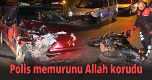 Yunus polisi kaza yaptı