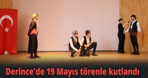 Derince'de 19 Mayıs törenle kutlandı