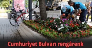 Cumhuriyet Bulvarı rengârenk
