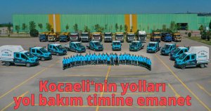  Kocaeli'nin yolları yol bakım timine emanet
