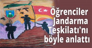 Öğrenciler Jandarma Teşkilatı'nı böyle anlattı