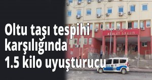 Oltu taşı tespihi karşılığında 1.5 kilo uyuşturucu