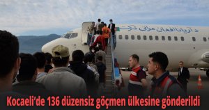 Kocaeli’de 136 düzensiz göçmen ülkesine gönderildi