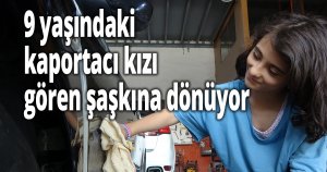 9 yaşındaki kaportacı kızı gören şaşkına dönüyor
