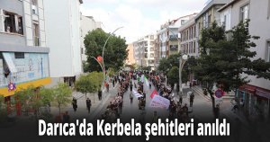 Darıca'da Kerbela şehitleri anıldı