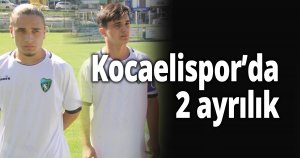 Kocaelispor’da 2 ayrılık