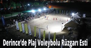 Derince’de Plaj Voleybolu Rüzgarı Esti