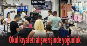 Okul kıyafeti alışverişinde yoğunluk
