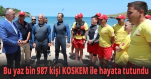 Bu yaz bin 987 kişi KOSKEM ile hayata tutundu