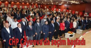 CHP Çayırova’da seçim başladı