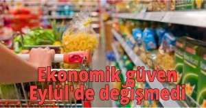 Ekonomik güven Eylül'de değişmedi