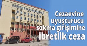  Cezaevine uyuşturucu sokma girişimine ibretlik ceza