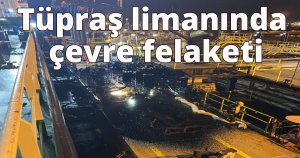 Tüpraş limanında çevre felaketi