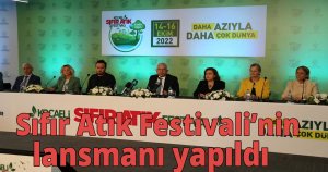 Sıfır Atık Festivali’nin lansmanı yapıldı.   