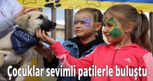 Çocuklar sevimli patilerle buluştu