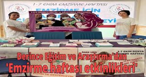 Derince Eğitim Ve Araştırma'dan 'Emzirme haftası etkinlikleri'