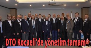 DTO Kocaeli'de yönetim tamam