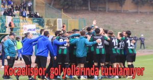 Kocaelispor, gol yollarında tutulamıyor