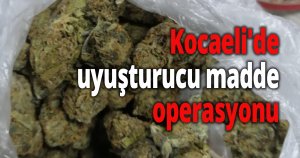 Kocaeli'de uyuşturucu madde operasyonu