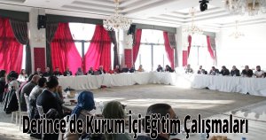 Derince’de Kurum İçi Eğitim Çalışmaları