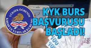 KYK BURS BAŞVURUSU BAŞLADI!