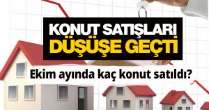 Konut satışları geriliyor