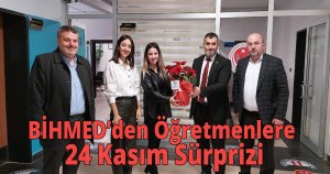 BİHMED’den Öğretmenlere 24 Kasım Sürprizi