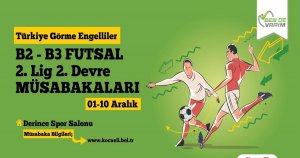 Görme Engelliler Futsal Turnuvası Kocaeli’de