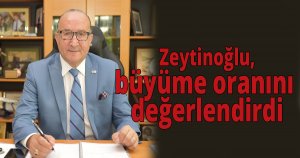 Zeytinoğlu,  büyüme oranını değerlendirdi