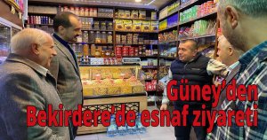 Güney’den Bekirdere’de esnaf ziyareti