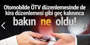 0 km araçta matrah düzenlemesinin ömrü kısa sürdü