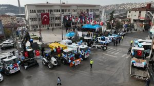 Dilovası'na öz kaynaklarla 16 yeni hizmet aracı 