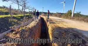 Kandıra'da yoğun altyapı ve üst yapı çalışmaları