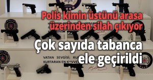 Kimi arasan üzerinden silah çıkıyor