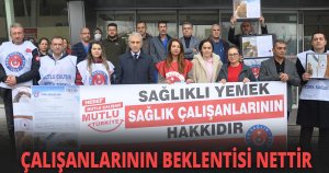 SAĞLIKLI YEMEK SAĞLIK ÇALIŞANLARININ HAKKIDIR.