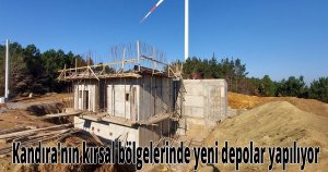 Kandıra'nın kırsal bölgelerinde yeni depolar yapılıyor