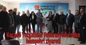 Kocaeli Yozgatlılar Federasyonu'ndan hemşehri ziyareti