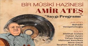 Kocaeli’nin değerlerinden Amir Ateş’e saygı gecesi