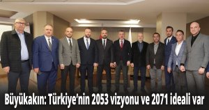 Başkan Büyükakın: Türkiye’nin 2053 vizyonu ve 2071 ideali var