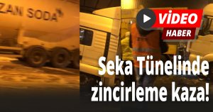 Seka Tünelinde zincirleme kaza!