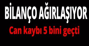 Can kaybı yine arttı