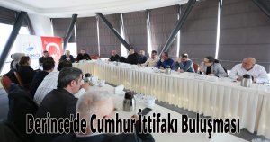 Derince’de Cumhur İttifakı Buluşması