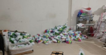 Sahte deterjan deposuna baskın