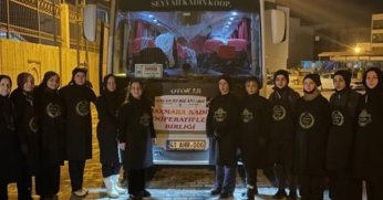 Marmara Kadın Kooperatifleri Birliği’nden deprem bölgesinde 