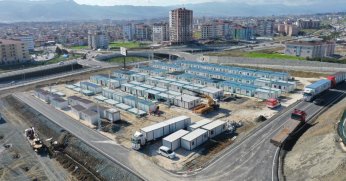 Büyükşehirin Konteyner Kenti’nde 1.200 depremzede barınacak