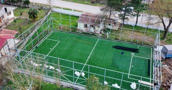 Büyükşehir, köylere futbol sahası kazandırıyor 