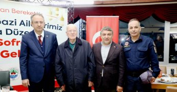 İlk iftar; gaziler ve şehit aileleriyle 