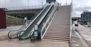 Umuttepe yerleşkesi'ndeki  yürüyen merdiven bakıma alındı