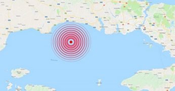 Marmara denizi'nde deprem