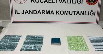 Jandarma ekipleri uyuşturucu hap ele geçirdi